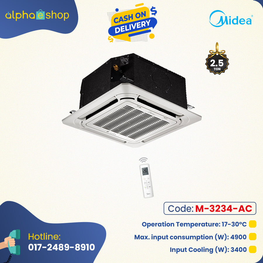 midea 2.5 ton