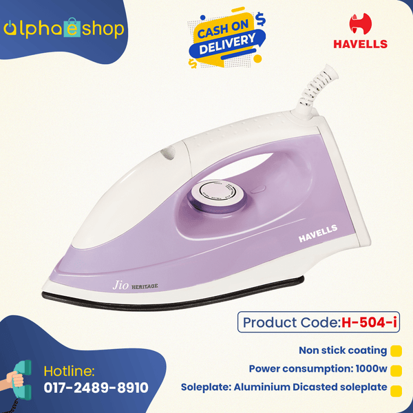 Havells jio deals heritage dry iron