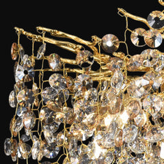 Qulik Opulence Drop Luxury Decorative Chandelier Electroplated Ceiling Lights (QL-P8048-D600)