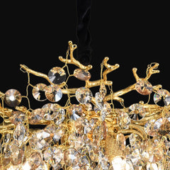 Qulik Opulence Drop Luxury Decorative Chandelier Electroplated Ceiling Lights (QL-P8048-D600)