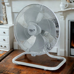 MIRA 18" Industrial floor fan M-184 (Silver) M-139