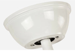 Breezelux Alpha 36" Modern Decorative Silent ABS Blade Underlight with Remote Ceiling Fan (White) BL-2066-WH