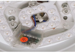 Breezelux Alpha 36" Modern Decorative Silent ABS Blade Underlight with Remote Ceiling Fan (White) BL-2066-WH