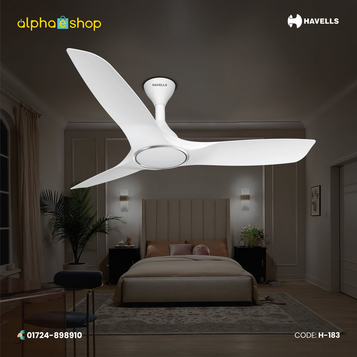 Havells Stealth Air 50'' (White) H-183