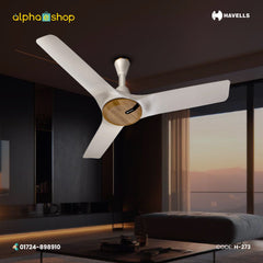 Havells Stealth Neo 48" BLDC Remote Ceiling Fan (Wood Mist) H-273