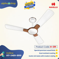 Havells ENTICER WOOD 56" Ceiling Fan ( Rosewood ) H-291