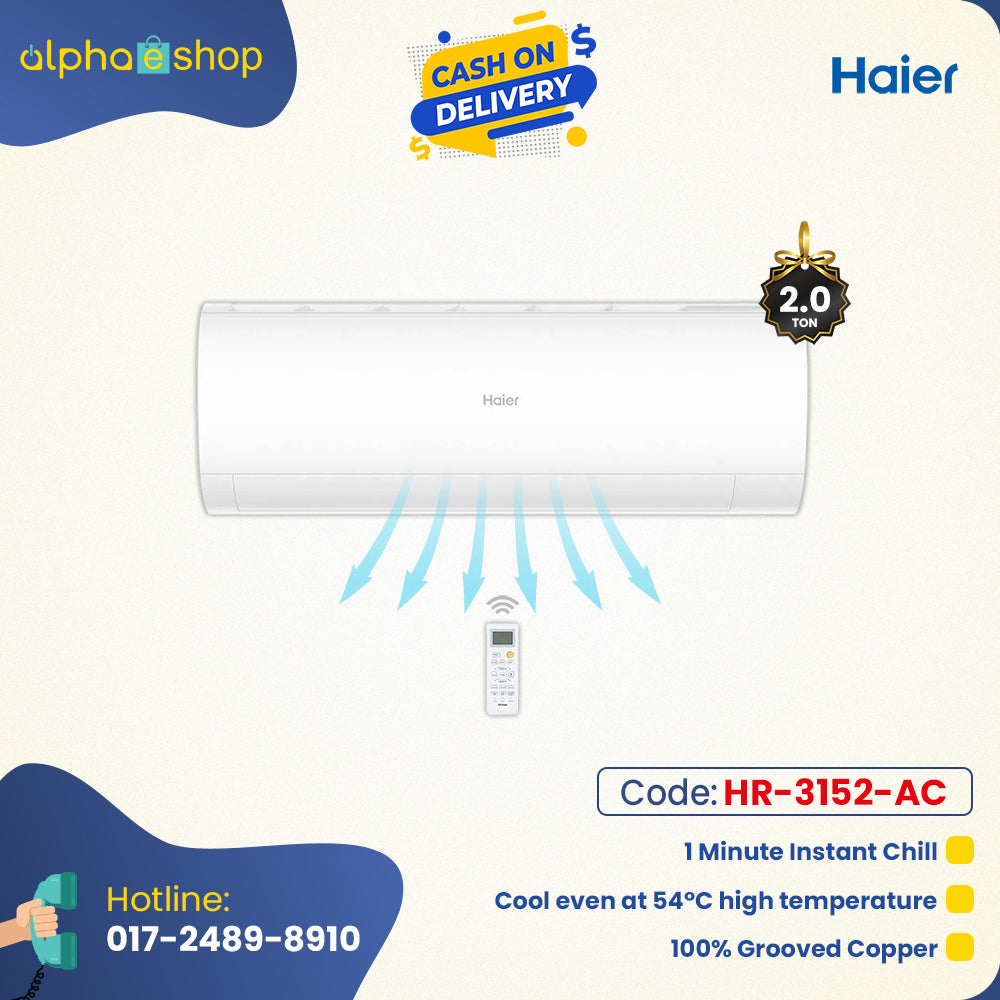 Haier HSU-24 Turbo Cool (PA) 2 Ton AC Non-Inverter - HR-3152-AC