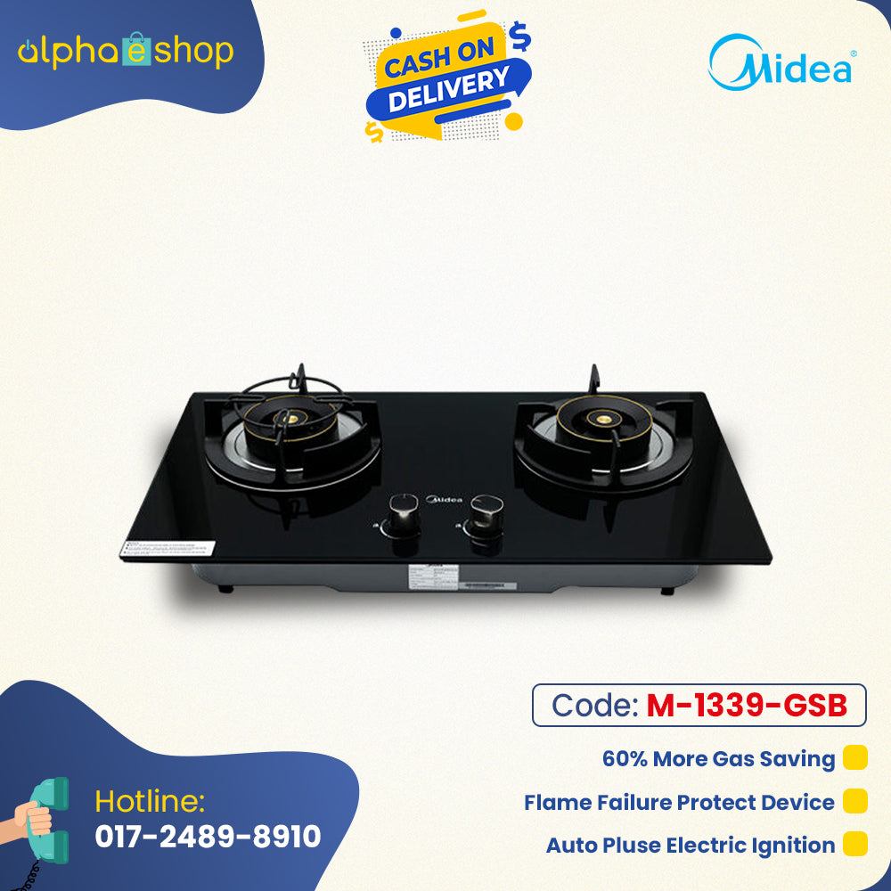 Midea Gas Burner 30" MQ7230G (Black) M-1339-GSB