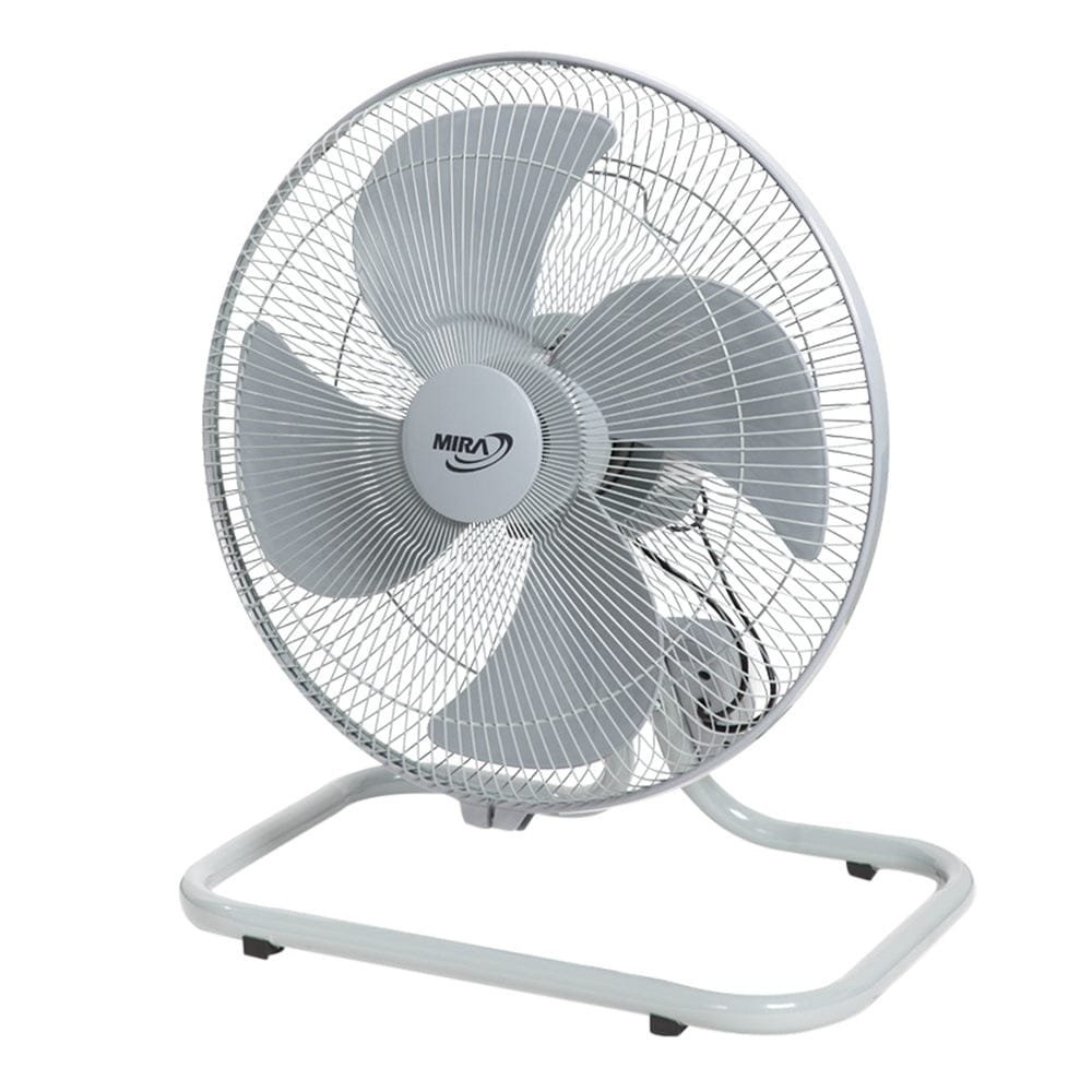 MIRA 18" Industrial floor fan M-184 (Silver) M-139