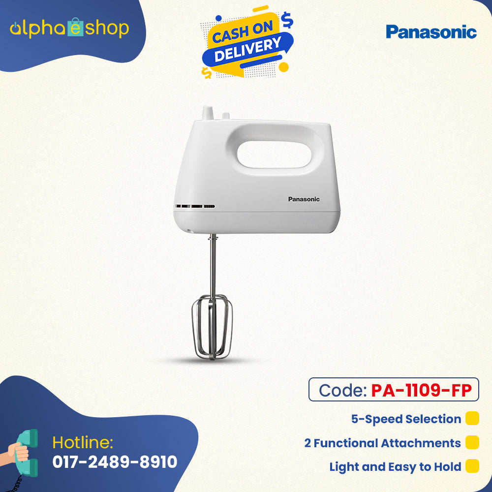 Panasonic Hand Mixer/ Egg Beater (MK-GH3) PA-1109-FP