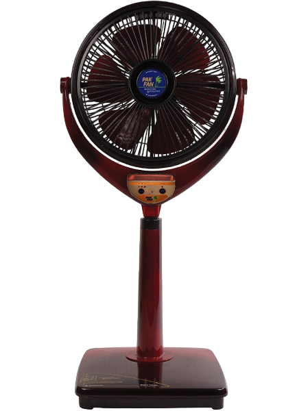 PAK Louver 14" Noiseless Remote Control Stand Fan (Maroon) PAK-237