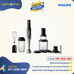 Philips HR2657/91 Viva Collection ProMix Multi-Functional Hand Blender | PH-1113-HM