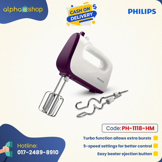 Philips HR-3740 Hand Mixer PH-1118-HM