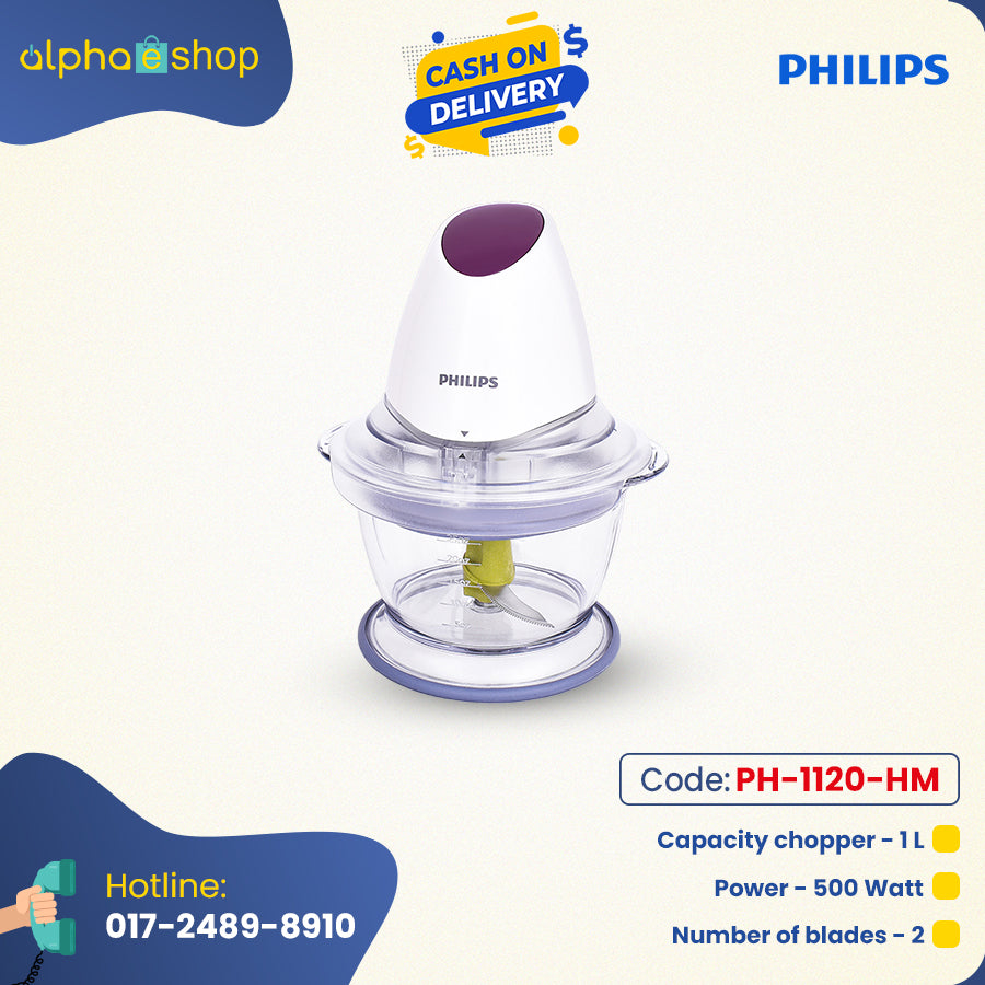 Philips HR1397/11 Viva Collection Chopper PH-1120-HM