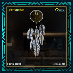 Qulik Modern Leaf Crystal Dropping Hanging Light (QL-197)