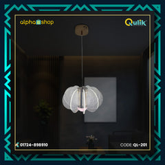 Qulik Modern Circle Crystal Dropping Hanging Light (QL-201)