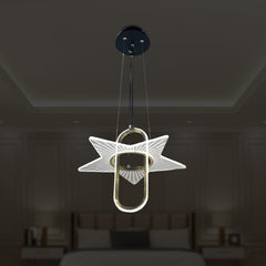 Qulik Modern CRYSTAL Star Pendant Dropping Hanging Suspension Light (QL-219)