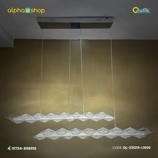 Qulik Modern Decorative 2-Layer LED Ceiling Light (QL-231215-L1000)