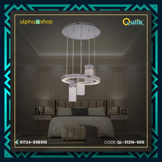 Qulik Modern Chandelier Decorative Hanging LED Ceiling Light (QL-31216-500)