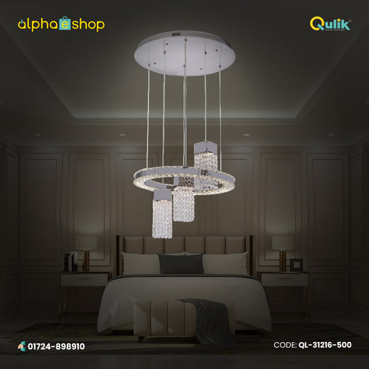 Qulik Modern Chandelier Decorative Hanging LED Ceiling Light (QL-31216-500)