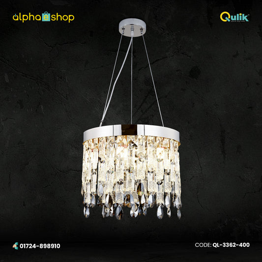 Qulik Modern CRYSTAL Water Drop Hanging Suspension Chandelier (QL-3362-400)