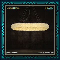 Qulik Luxury Lustro Arc Crystal LED Modern Pendant Light (QL-5006-L800)