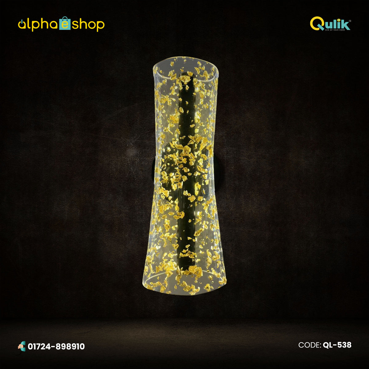 Qulik Modern Bell-shaped Crystal Wall Light (QL-538)