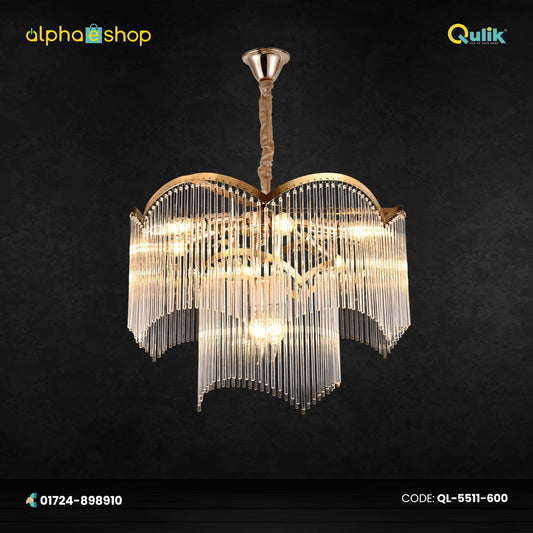 Qulik Modern Pendant Lighting Fixture 6 Lights Brass Ceiling Light (QL-5511-600)