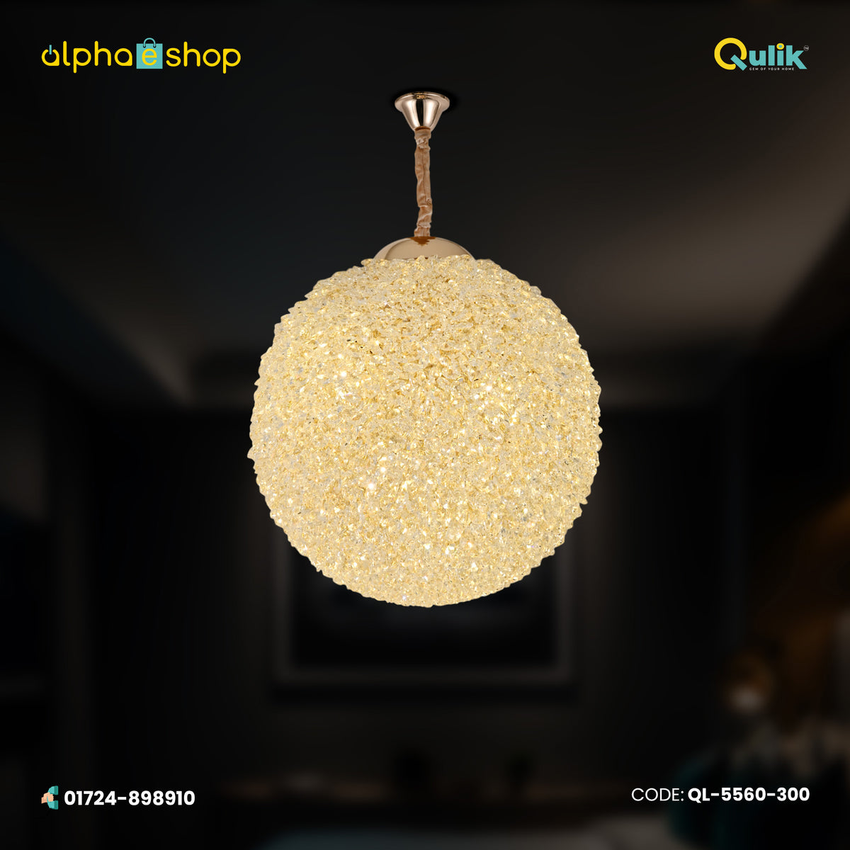 Qulik Modern Sugarball Moon Pendant Lamp(QL-5560-300)