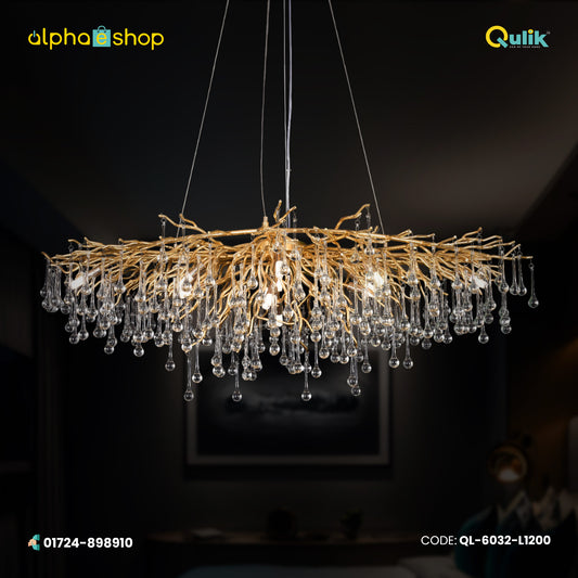 Qulik Luminous Branch Luxury Decorative Chandelier Pendant Hanging Lights (QL-P6032-L1200)