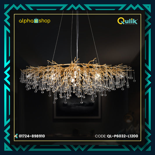 Qulik Luminous Branch Luxury Decorative Chandelier Pendant Hanging Lights (QL-P6032-L1200)