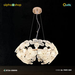 Qulik Modern Floral Glass Sputnik Chandelier (QL-70011-600)