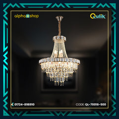 Qulik Modern Material Luxury Indoor High Ceiling 3 color LED Ceiling Light (QL-70016-500)