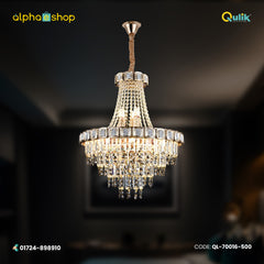 Qulik Modern Material Luxury Indoor High Ceiling 3 color LED Ceiling Light (QL-70016-500)