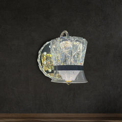 Qulik Modern bell-shaped crystal wall light (QL-819)