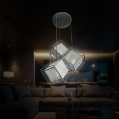 Qulik Modern Luminous Cubix Black Hanging Lights (QL-8OO1-3)