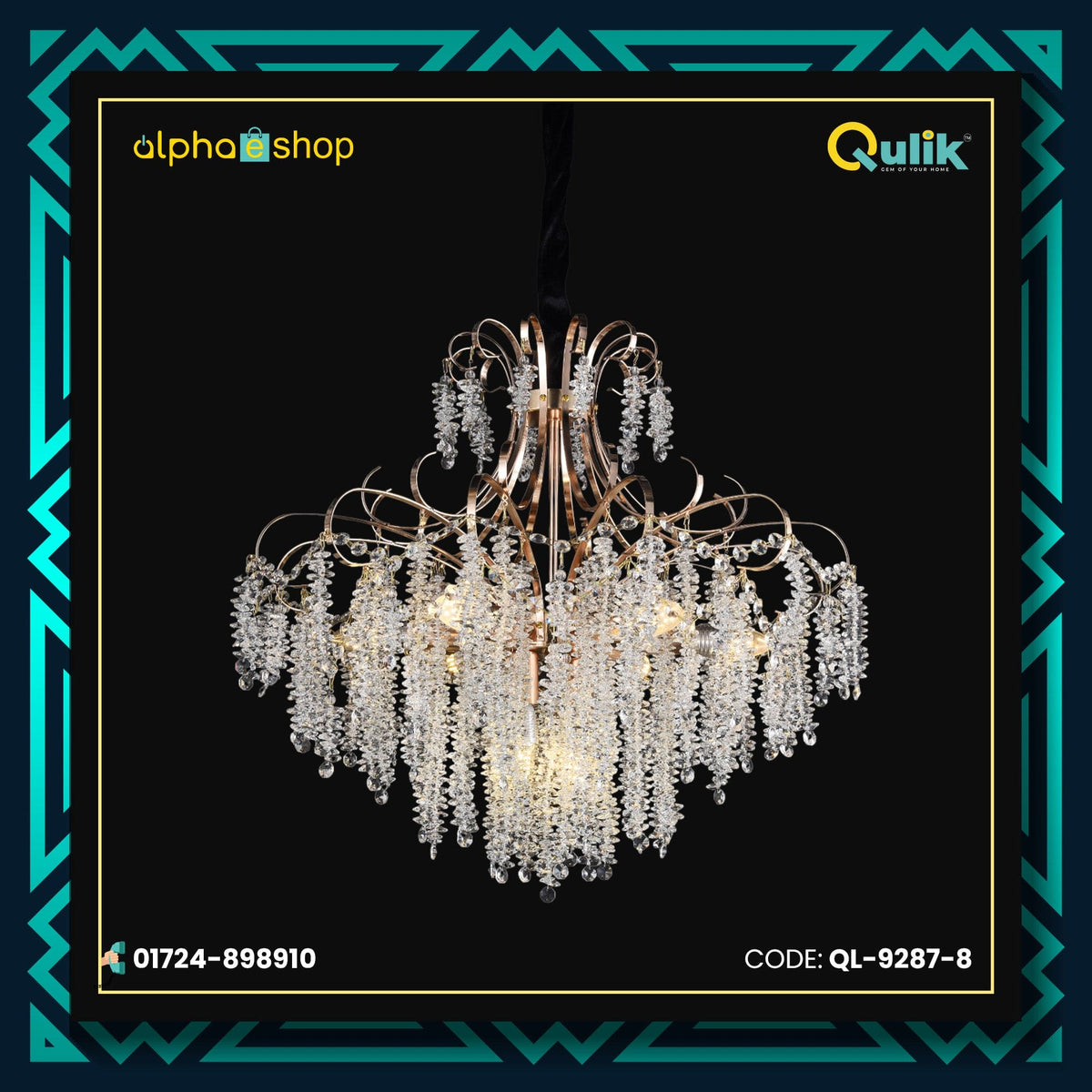 Qulik Twilight Tangle Luxury Decorative Chandelier Lights (QL-9287-8)