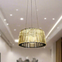 Qulik Gold Radiance Linier Luxury LED Crystal Chandelier Light (QL-A6007-400)