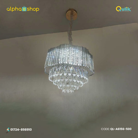 Qulik Radiant Luxe Hanging Crystal Chandelier Light (QL-A6156-500)