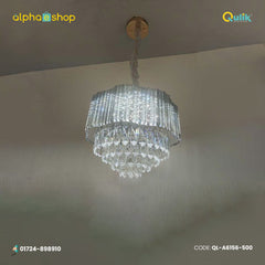 Qulik Radiant Luxe Hanging Crystal Chandelier Light (QL-A6156-500)