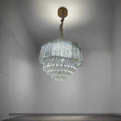 Qulik Radiant Luxe Hanging Crystal Chandelier Light (QL-A6156-500)