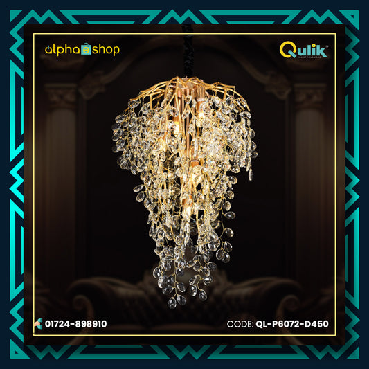 Qulik Vine of Aurora Luxury Decorative Chandelier Ceiling Lights (QL-P6072-D450)