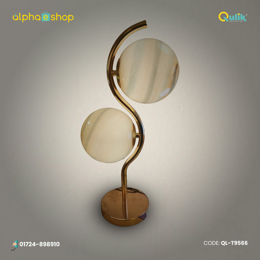 Qulik Modern Decorative Twin Globe Table Lamp (QL-T9566)