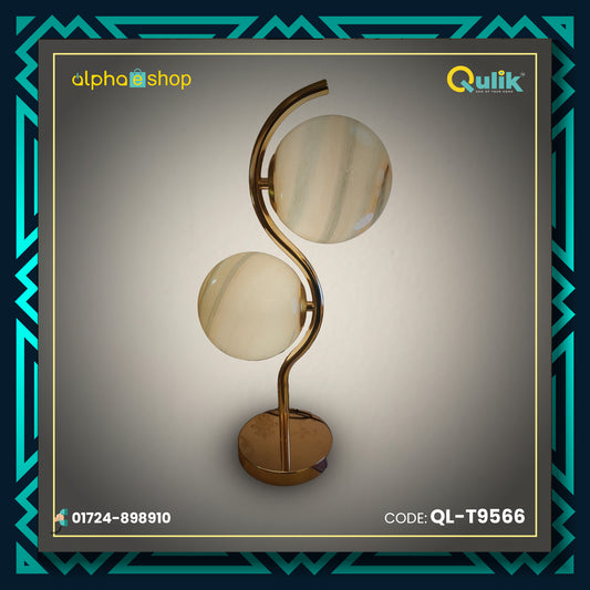 Qulik Modern Decorative Twin Globe Table Lamp (QL-T9566)