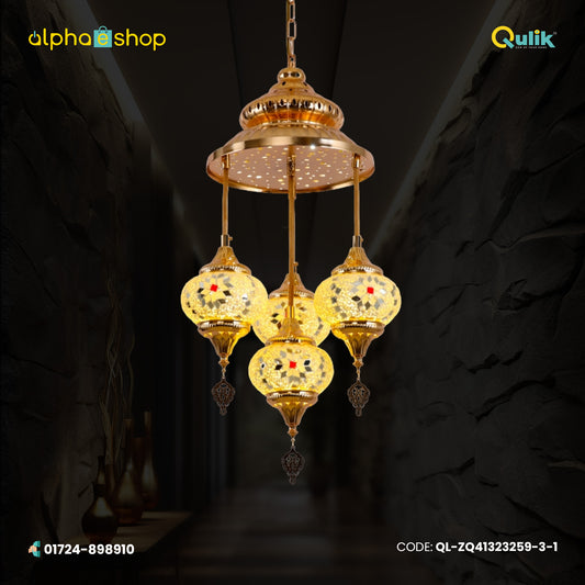 Qulik Modern Chandelier Decorative Hanging Turkish Style Ceiling Light (QL-ZQ41323259-3-1)