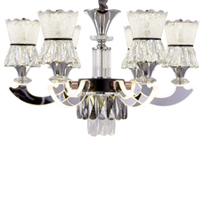 Qulik Chandelier Luxury Decorative Crystal Pendant 8 LED Lamp Ceiling Lights (QL-3325-8)