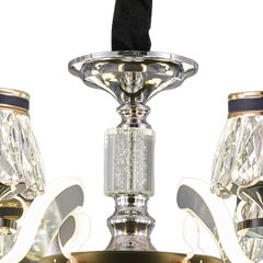 Qulik Decorative Luxury Crystal LED Chandelier Ceiling 12 Lamp Lights (QL-8832-8-4)
