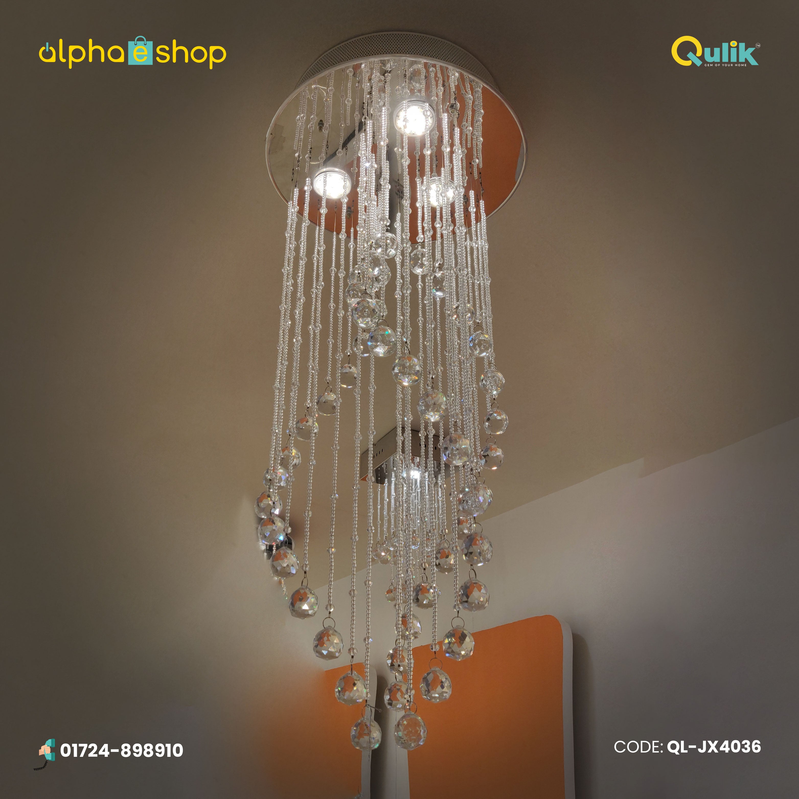 Qulik QL-JX4036 LED Ceiling Light - Modern Chandelier