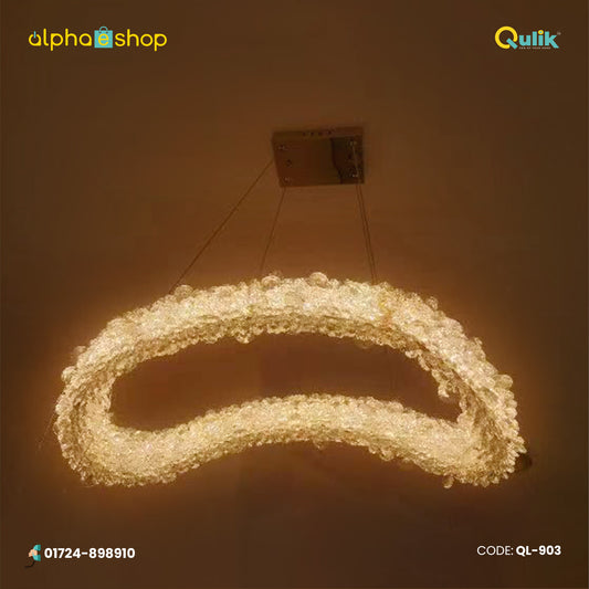 Qulik QL-903 LED Ceiling Light - Elegant Design, 3-Color Adjustable LED. Illuminate your space with style and functionality.