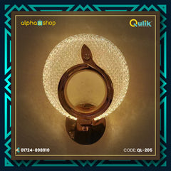 Qulik QL-205 Modern Wall Lamp - Timeless Elegance, Aluminum Body, Adjustable Lighting, 2-Year Warranty. Elevate your space with sophistication and enduring style.